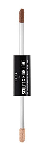 NYX PROFESSIONAL MAKEUP Sculpt & Highlight Face Duo, Taupe Ivory, 0.17 Ounce (SHFD01)