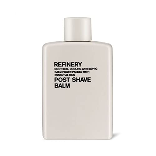 Aromatherapy Associates Refinery Post Shave Balm. Soothing and Cooling Anti-Septic After Shave Moisturizer. Soothe Razor Burn with Aloe Vera (3.4 fl oz)