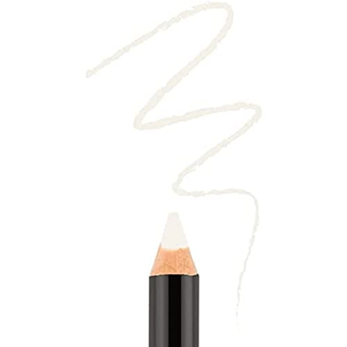 Bodyography Cream Eye Pencil (Virgin): White Salon Wooden Waterproof Makeup Pencil w/ Coconut Oil | Long-Wearing, Cruelty-Free, Gluten-Free, Paraben-Free