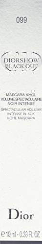 Christian Dior Black Out Mascara, 099 Kohl Black, 0.33 Ounce