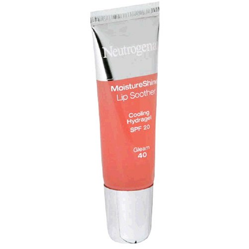 Neutrogena MoistureShine Lip Soother, SPF 20, Gleam 40, 0.35 Ounce (10 g)