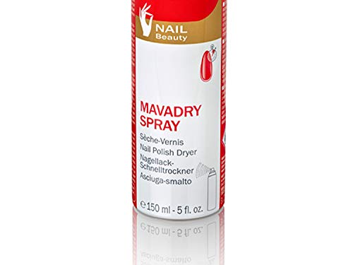 Mavala Mavadry Spray Nail Polish Dryer for Touch-Dry Nails | Dries in Seconds | Chip Resistant Formula | Long Lasting | Prevent Flaking | Leaves Brilliant Sheen | 5 Ounce