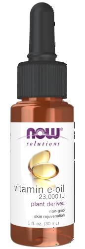 NOW Solutions, E-Oil 23,000 IU, Natural Skin Rejuvenation, Skin Moisturizer, 1-Ounce