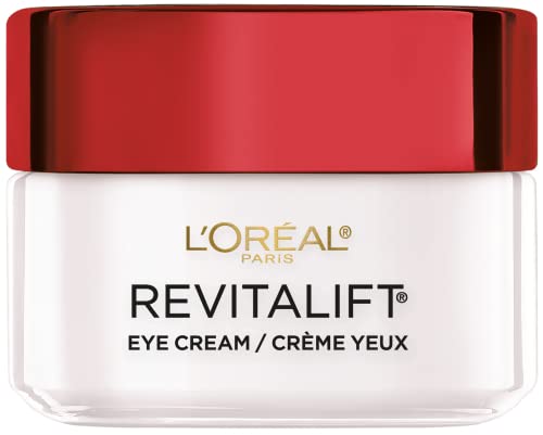 L'Oréal Paris Revitalift Anti-Wrinkle and Firming Eye Cream, Reduce Dark Circles, Pro Retinol, Fragrance Free 1.7 oz