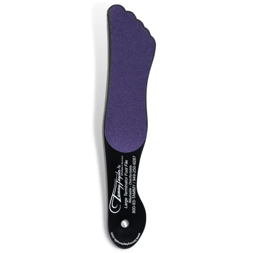Tammy Taylor Purple Terminator Large Foot File | Hard, Dead, Cracked Skin & Callus Remover | Double The Average Durability | Will Not Hurt, Chafe or Damage Feet