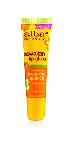 Alba Botanica Hawaiian, Pineapple Quench Tinted Lip Gloss, 0.42 Ounce