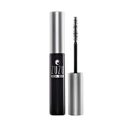 ZUZU LUXE Luxe Mascara (Onyx), Water resistant, Natural, Paraben Free, Vegan, Gluten-free, Cruelty-free, Non GMO, Adds lush volume to lashes, Vitamin Enriched formula conditions lashes, 0.25 oz.