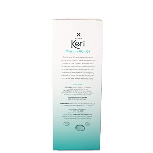 Kericure Keri Shower and Bath Oil, 8 Ounce
