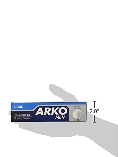 Arko Shaving Cream, Cool, 6 Ounce