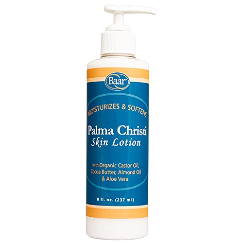 Baar Palma Christi Skin Lotion - Organic Castor Oil, Cocoa Butter, & Aloe Vera, 8 fl. oz.