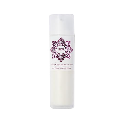REN Clean Skincare - Moroccan Rose Body Cream - Nourishing Body Lotion with Shea Butter, Cruelty-Free & Vegan