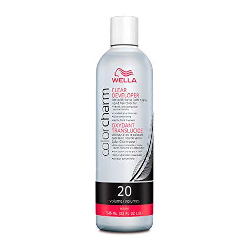 WELLA colorcharm Clear Liquid Hair Developer 20 Volume, 32 oz