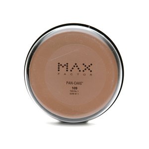 Max Factor Pan-Cake Water-Activated Makeup, Tan No.1 109 1.7 oz (49 g)