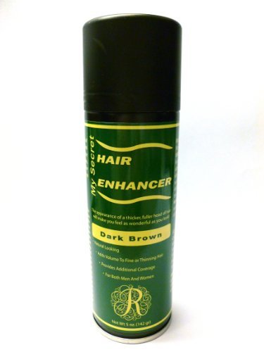 My Secret Correctives Hair Enhancer Spray for Fine/Thinning Hair -5 oz - DARK BROWN