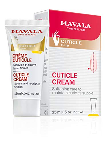 MAVALA Cuticle Cream | Serum Conditioner for Nail Health | Softening Cream to Maintain Healthy Cuticles | Support Cuticle Repair | Nail Care | 0.5 Ounce Bottle