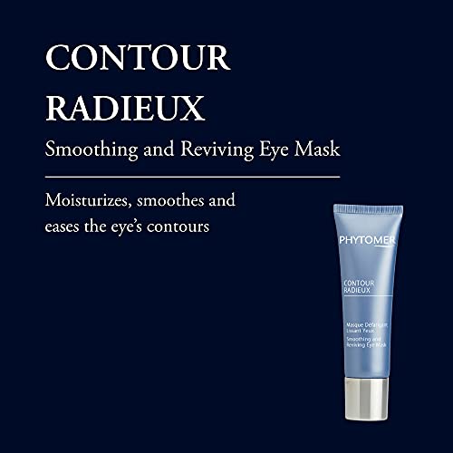 Phytomer Contour Radieux Soothing Eye Mask | Hydrating Eye Mask for Instant Relief to Tired Eyes | Ultra-Moisturizing Cream for Help with Under-Eye Bags | 30ml