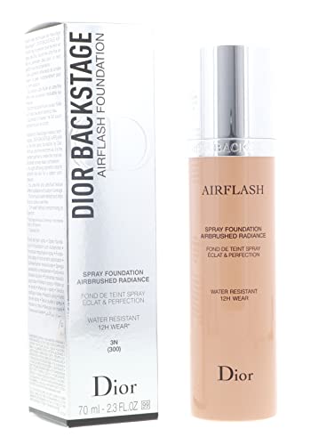Christian Dior Skin Airflash Spray Foundation 300, Medium Beige, 2.3 Ounce