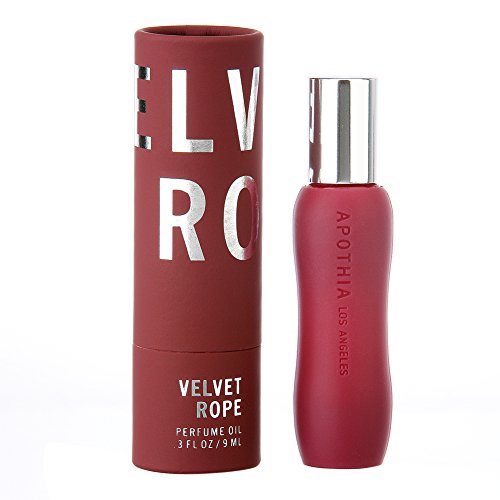 APOTHIA - Velvet Rope Roll-On Oil | Vanilla Martini & Jasmine| Award Winning Fragrance with Premium Ingredients | Long Lasting Perfume | 0.3 oz | 9 ml | Convenient Travel Size