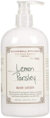 Stonewall Kitchen Lemon Parsley Hand Lotion, 16.9 Ounce Bottle