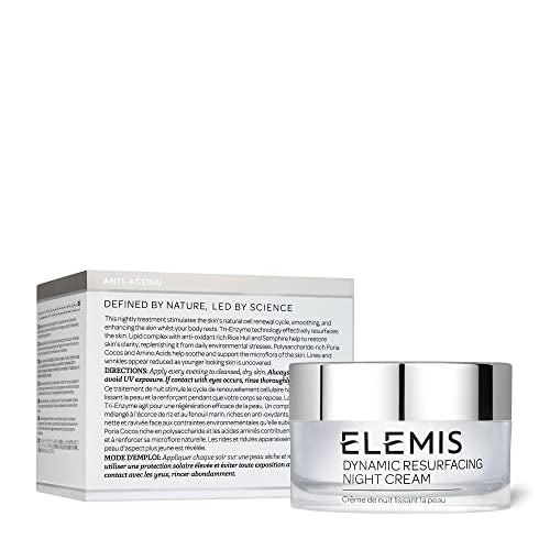 ELEMIS Dynamic Resurfacing Skin Smoothing Night Cream, 1.6 Fl Oz