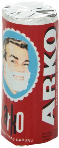 Arko Men Face Shaving Soap Stick, Sensitive skin shave cream, White, ( Pack Of 12 )