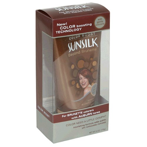 Sunsilk Beyond Brunette Color Boost, with Gentle Colorants, for Brunette Colorers with Auburn Tones, 6 oz (170 g)