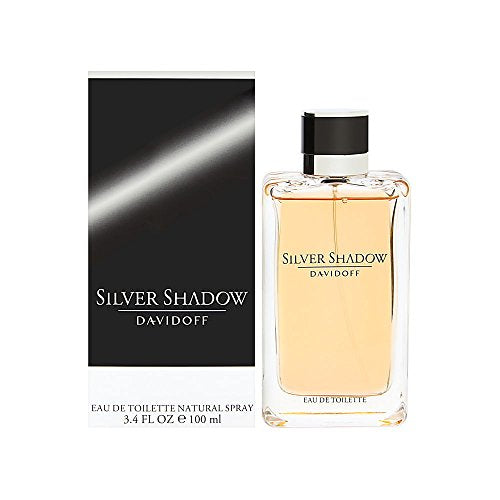 Silver Shadow By Davidoff For Men. Eau De Toilette Spray 3.4 OZ