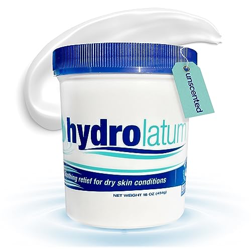Hydrolatum Dry Skin Cream - for Eczema Prone Skin and Other Dry Skin Conditions - Eczema Lotion, Psoriasis Cream, Flare-Up Treatment Cream - Non-Greasy and Fragrance-Free Eczema Cream (1LB)