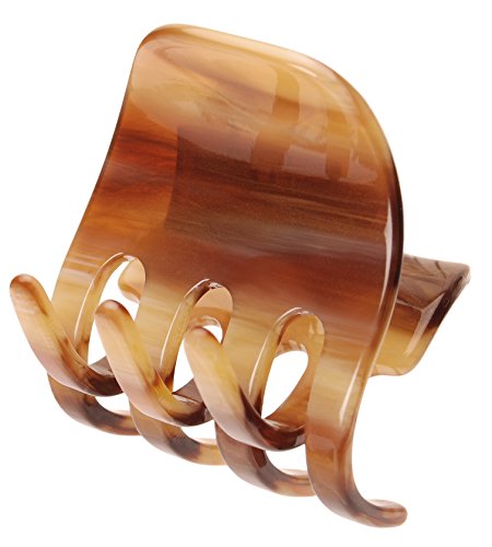 France Luxe Medium Gallery Jaw - Caramel Horn