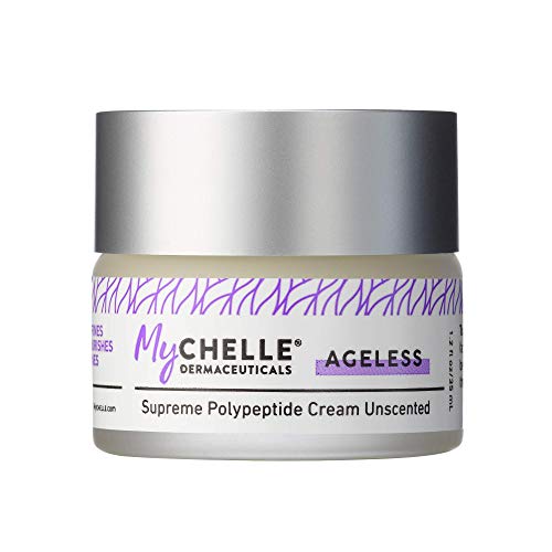 MyCHELLE Dermaceuticals Supreme Polypeptide Cream Unscented (1.2 Fl Oz) - Anti-Aging Cream with Powerful Peptides, Help Lift & Revive Skin, Help to Reduce the Appearance of Fine Lines and Wrinkles