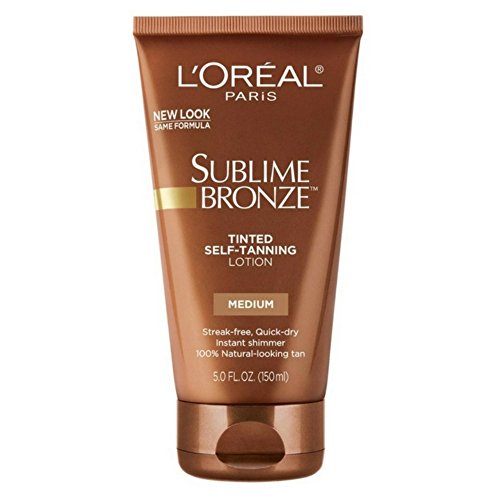 L'Oreal SUBLIME BRONZE Tinted Self-Tanning Lotion Medium Natural Tan 5 oz