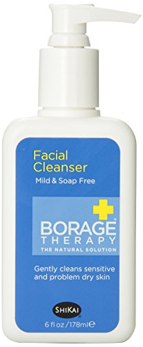 Shikai - Borage Dry Skin Therapy Facial Cleanser, Soothing & Moisturizing Relief For Dry, Irritated & Itchy Skin, Non-Greasy, Sensitive Skin Friendly (6 oz)