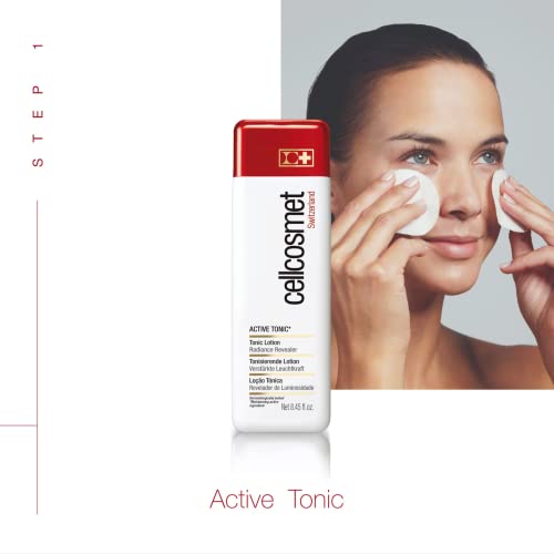 Cellcosmet Active Tonic Toner - Revitalizing Face Toner and Daily Complexion Booster (8.4 oz)