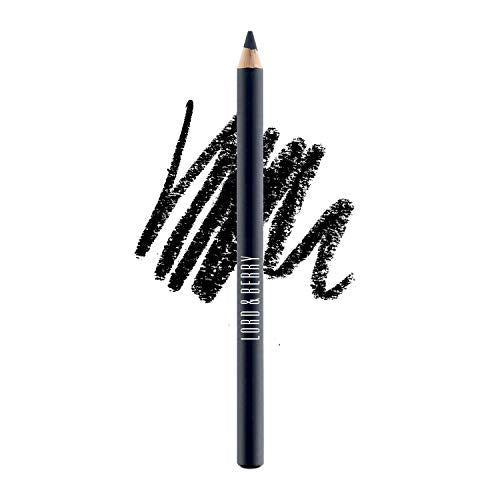 Lord & Berry SILK KAJAL Kohl Eyeliner Pencil, Long Lasting Soft Gel based Eye Liner for Women With Smudgeable Semi-Matte Finish, Ophthalmologically Tested & Cruelty Free Makeup, Black
