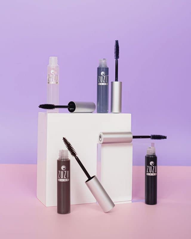 ZUZU LUXE Luxe Mascara (Onyx), Water resistant, Natural, Paraben Free, Vegan, Gluten-free, Cruelty-free, Non GMO, Adds lush volume to lashes, Vitamin Enriched formula conditions lashes, 0.25 oz.
