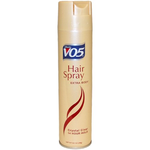 Alberto VO5 Aerosol Hair Spray, Extra Body, Hard to Hold, 8.5-Ounce Cans (Pack of 6)