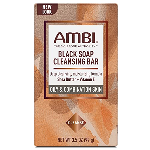 Ambi Skincare Black Soap with Shea Butter, 3.5-Ounce Package