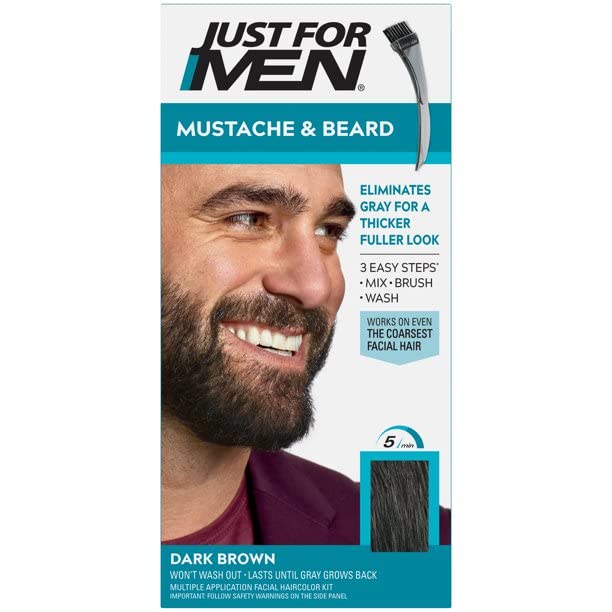 Just for Men M45 Dark Brown For beard, moustache & sideburns