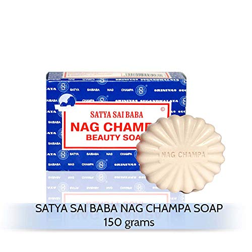 Nag Champa Natural Soap - Large 150 Gram (5 Ounce) Bar - Satya Sai Baba
