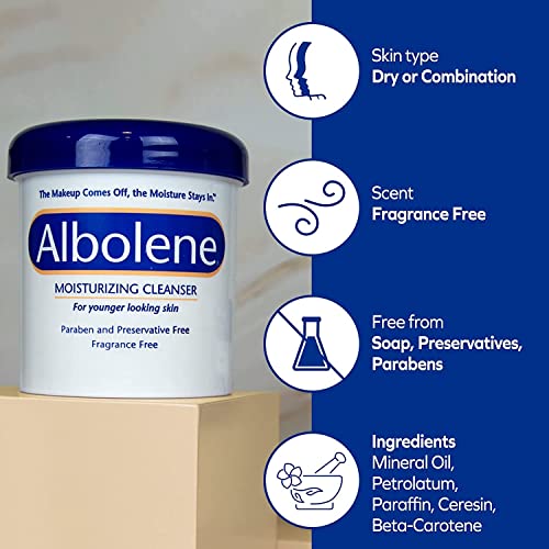 Albolene Moisturizing Cleanser 6 Oz