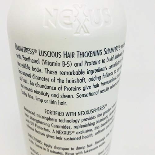 Nexxus DIAMETRESS LUSCIOUS HAIR THICKENING SHAMPOO 16.9 oz for U