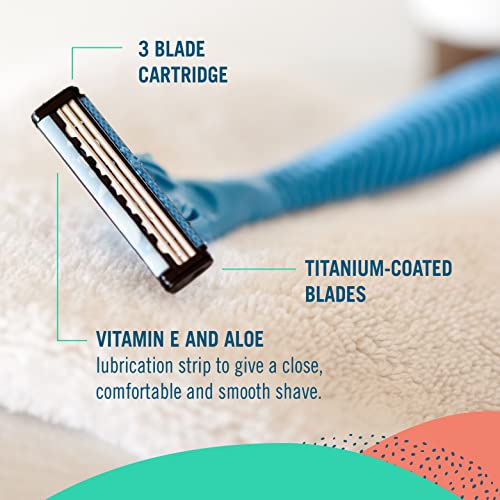 Preserve Shave 3 Replacement Cartridges for Preserve Shave 3 Razor, 4 Count