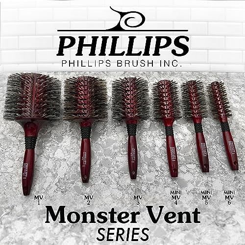 Phillips Brush Monster Vent 2 (4.5" diameter), Vented Blowout Hair Brush